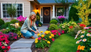 front yard curb appeal landscaping