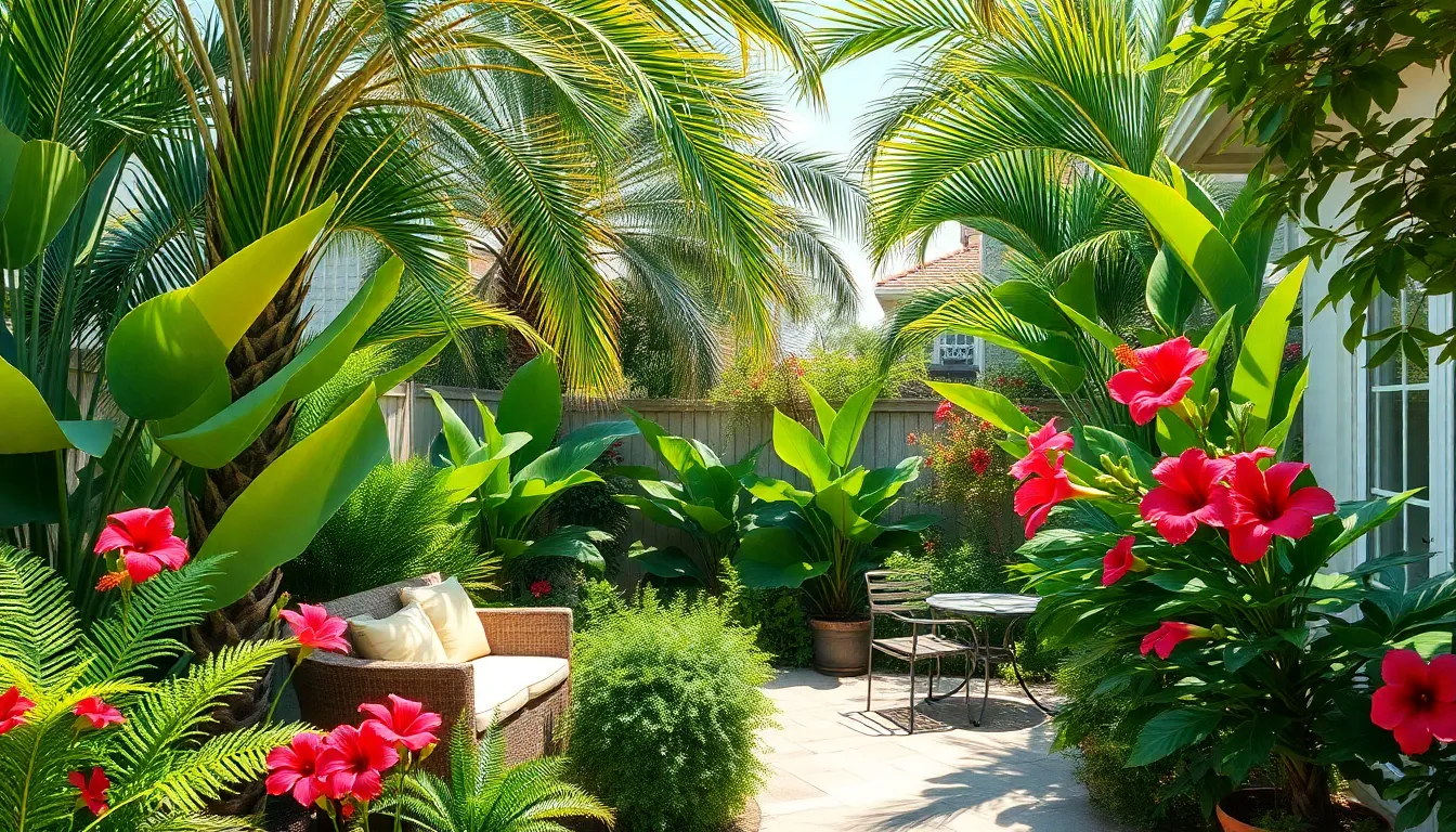 large outdoor plants