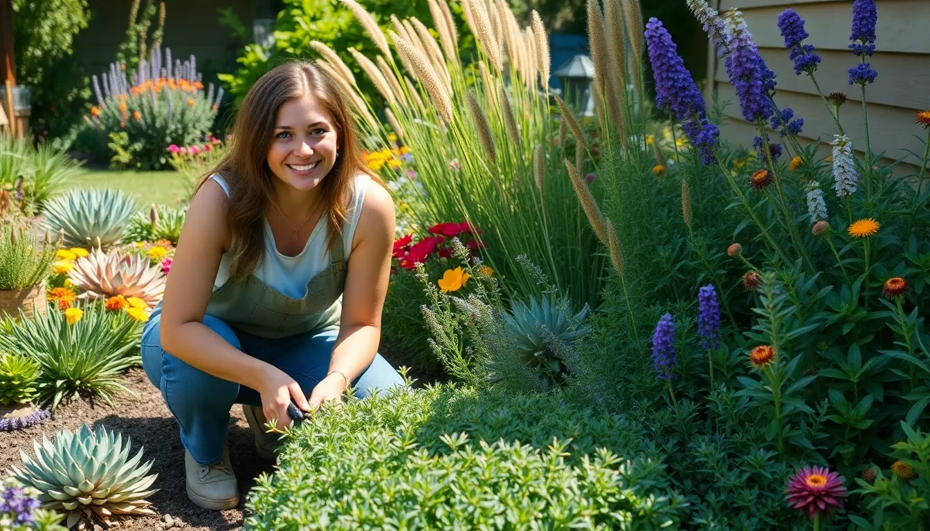 low-maintenance outdoor plants